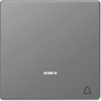 MTN3325-6036 Клавиша одинарная для LED звонок Merten D-Life "Нержавеющая Сталь"