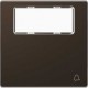 MTN3365-6052 Клавиша одинарная с полем для надписи "звонок" Merten D-Life "Мокко"