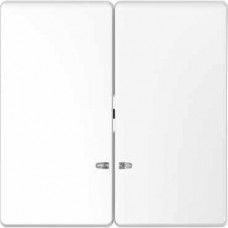 MTN3420-6035 Клавиша двойная с LED-индикацией Merten D-Life "Белый Лотос"