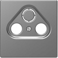 MTN4123-6036 Накладка для TV-розетки Merten D-Life "Нержавеющая Сталь"