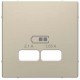 MTN4367-6033 Накладка для USB-розетки Merten D-Life "Сахара"