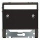 MTN4540-6034 Накладка с наклоном для коммуникационных розеток Merten D-Life "Антрацит"
