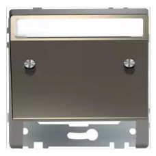 MTN4540-6050 Накладка с наклоном для коммуникационных розеток Merten D-Life "Никель"