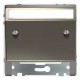 MTN4540-6050 Накладка с наклоном для коммуникационных розеток Merten D-Life "Никель"