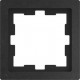 Рамка 1-постова Merten D-Life. Колір Базальт