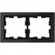 Рамка 2-постова Merten D-Life. Колір Чорний Онікс