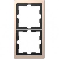 MTN4020-6551 Рамка 2-постовая Merten D-Life "Шампань"