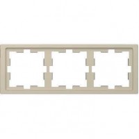 MTN4030-6533 Рамка 3-постовая Merten D-Life "Сахара"