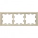 MTN4030-6533 Рамка 3-постовая Merten D-Life "Сахара"