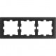 MTN4030-6547 Рамка 3-постовая Merten D-Life "Базальт"