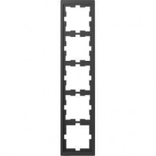 Рамка 5-постова Merten D-Life. Колір Антрацит