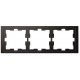 MTN4030-6534 Рамка 3-постовая Merten D-Life "Антрацит"