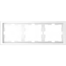 Рамка 3-постова Merten D-Life. Колір Білий Лотос