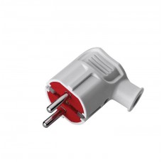 ⚡Вилка штепсельная Г-образная с заземлением Mono Electric