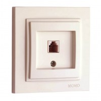 Розетка TF Євро (623K) серії Despina (Mono Electric) Слонова кістка