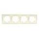 Рамка чотирьохмісна серії Despina (Mono Electric) Кремова