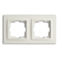 ⚡Рамка двойная серии Despina (Mono Electric) Белая