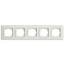 Рамка п'ятірна серії Despina (Mono Electric) Біла