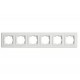 Рамка шестимісна серії Despina (Mono Electric) Біла