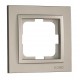 Рамка одномісна серії Despina (Mono Electric). Колір Срібло