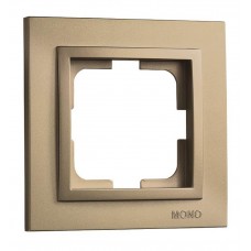 Рамка одномісна серії Despina (Mono Electric). Колір Титан