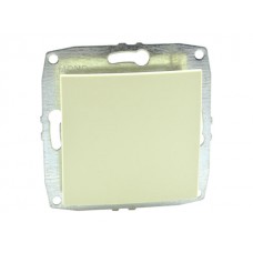 Механизм одноклавишного выключателя 10А серии Despina (Mono Electric) Белый с клавишей