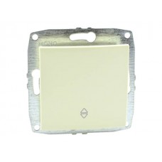 ⚡Механизм одноклавишного выключателя проходного 10А серии Despina (Mono Electric) Крем с клавишей