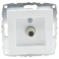 Механізм TV/SAT-розетки концевой серії Despina (Mono Electric) біла з панеллю
