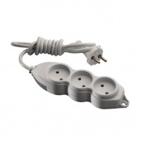 ⚡Удлинитель 3 гнезда 1,5 м без заземления серии Orion (Mono Electric)