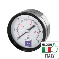 Манометр Rigamonti осьовий O63, 1/4", 25 бар Манометр Rigamonti осьовий O63, 1/4", 25 бар