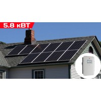 Сетевая солнечная электростанция 5.8 кВт