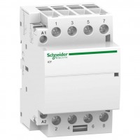 ⚡Модульный контактор Schneider Electric Acti 9 iCT, 63А, 4NO, 220-240В, ~50Гц (А9С20864)