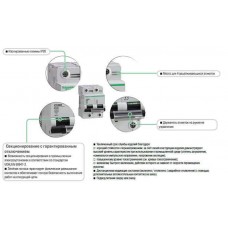 Автоматический выключатель Schneider Electric C120N, 63А, кривая D, 2-полюсный A9N18382 