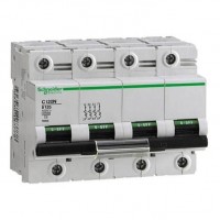 ⚡Автоматический выключатель Schneider Electric C120N, 80А, кривая B, 4 полюса, 10кА (A9N18353)