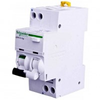 ⚡Дифференциальный автомат Schneider Electric iDPN N Vigi, 6А, 30мА, 1P+N, B (A9D55606)