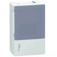 Щит навесной Mini Pragma прозрачные двери, 1 ряд, 4 модуля, Schneider Electric, Италия (MIP12104T)