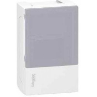 ⚡Щит навісний Mini Pragma прозорі двері, 1 ряд, 6 модулів, Schneider Electric, Італія (MIP12106T)