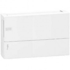 ⚡Щит навісний Mini Pragma білі двері, 1 ряд, 18 модулів, Schneider Electric, Італія (MIP12118)