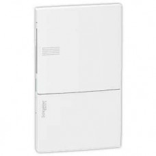 ⚡Щит встраиваемый Mini Pragma белые двери, 1 ряд, 4 модуля, Schneider Electric, Италия (MIP22104)