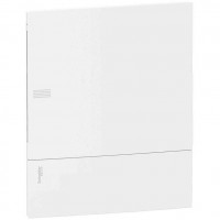 ⚡Щит вбудований Mini Pragma білі двері, 2 ряди, 24 модуля, Schneider Electric, Італія (MIP22212)