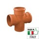Крестовина монтажная PVC для наружной канализации Redi O110/110/110x87°