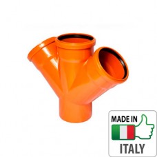 Крестовина монтажная PVC для наружной канализации Redi Ø160/160/160x45°, 71164
