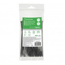 Хомуты кабельные 150х3.6 черные 100шт Thorsman (IMT46255)