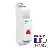 Световой индикатор на DIN-рейку Schneider Electric Acti 9 iIL, мигающий индикатор, красный, 110-230В пер. тока
