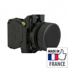 XB5AA21 Кнопка с пружинным возвратом Schneider Electric XB5-A, черная, пластик. основание, 1NO