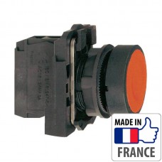 XB5AA42 Кнопка с пружинным возвратом Schneider Electric XB5-A, красная, пластик. основание, 1NC
