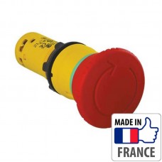 Кнопка аварийной остановки Schneider Electric XB7, красная, в монолитном корпусе, 1NO/1NC XB7NS8445