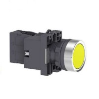 XA2EW35Q1 Кнопка з підсвічуванням, LED, 380В, жовта, 1НВ XA2EW35Q1 Кнопка з підсвічуванням, LED, 380В, жовта, 1НВ