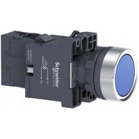XA2EW36Q1 Кнопка з підсвічуванням, LED, 380В, синя, 1НВ