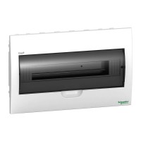Щиток розподільчий вбудований Schneider Electric Easy9 на 18 модулів, димчаті дверцята